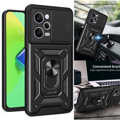 For Xiaomi Poco X5 Pro 5G Case 2023 Car Magnetic Holder Ring Armor Phone Cases For Poko Little Poco X5Pro X 5 POCOX5 Back Cover