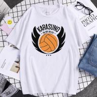 T-Shirt Haikyuu Karasuno Japanese Short Sleeve Mens Tshirt Comfortable Punk Anime Print Tshirts Rock Harajuku Male Tee Shirts S-4XL-5XL-6XL