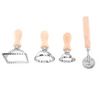 Ravioli Pasta Noodle Cutter, Set Of 4 Pastamaker, Mold for Noodles, Empanadas, Tortellini, Cookie Cutter for Dough