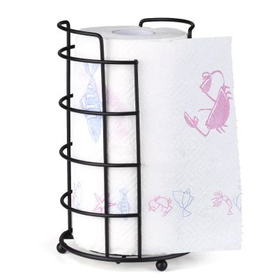 Toilet Kitchen Roll Paper Holder Stainless Steel Towel Kitchen Roll Storage Holder Utensil Tool Bathroom Storage Accessories Bathroom Counter Storage