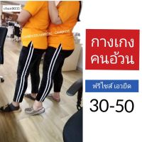 กางเกงเลคกิ้ง ♟ฟรีไซส์ 30-50+ สำหรับคนอ้วนกางเกงกำมะหยี่✺