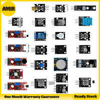 ชุดโมดูลเซ็นเซอร์ AMIR 24 In 1ชุดชุดสำหรับผู้เริ่มต้นเซ็นเซอร์ UNO,การระบุโมดูลเซ็นเซอร์ชั้นต้น