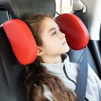 Adjustable Car Headrest with Hook Creative Car Interior Supplies Side By Side Travel Sleep U-shaped Memory Foam Neck Pillow