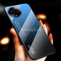 เคส11X สำหรับ Realme แข็งเคสสำหรับ Realme ป้องกันกระจกเทมเปอร์กระจกไล่ระดับสี Realme เคสมือถือฝาหลัง11X