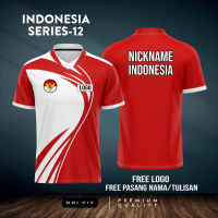 แฟชั่นใหม่ Jersey BADMINTON LARI INDONESIA เสื้อยืดกีฬา SERIES-12 2023