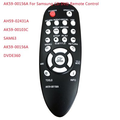 เปลี่ยนการควบคุมระยะไกลสำหรับ Samsung DVD AK59-00156A DVDE360การควบคุมระยะไกล