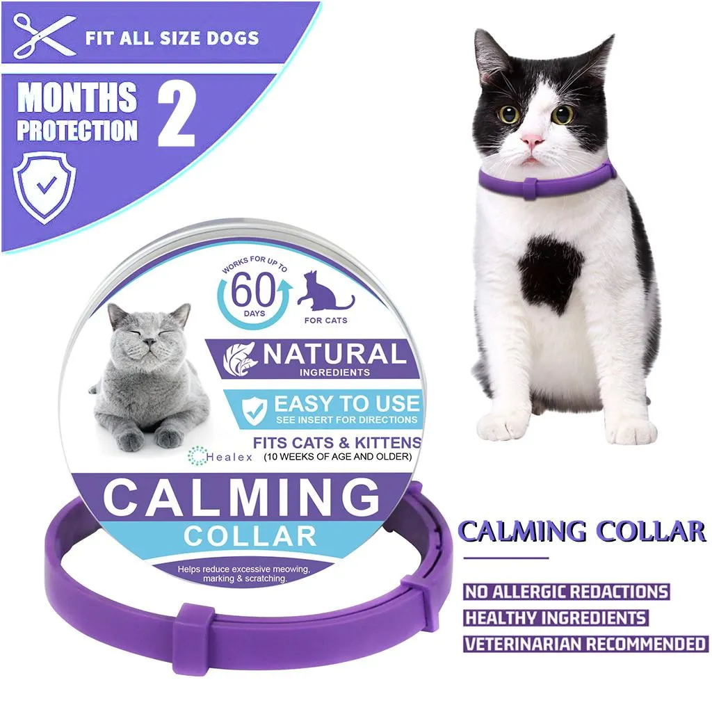 does dog calming collar safe cats