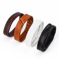 ✒∈✳ 2pcs นาฬิกาสร้อยข้อมือห่วงหนังสายรัดข้อมือแหวน Watchband Keeper ห่วง 14 16 18 20 22 24 26 มม. หนังผู้ถือความปลอดภัย