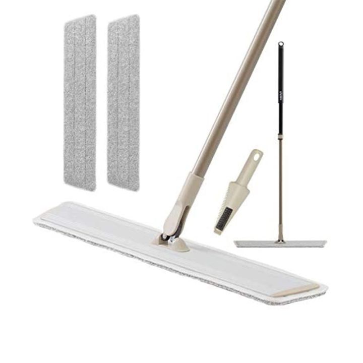 eyliden-microfiber-lightweight-aluminum-plate-plat-mop-2-reusable-floor-mop-pads-and-1-dirt-removal-scraper-for-home-and-kitchen