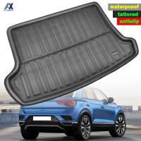 สำหรับ Volkswagen VW T-Roc T ROC TRoc 2017 2018 2023 Boot Liner ถาด Cargo Trunk Liner Mat พรมกระเป๋าเดินทางถาดอุปกรณ์เสริม