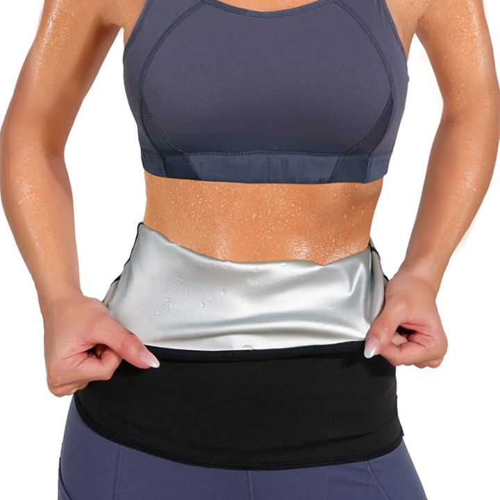Women's Waist Trainer Body Shaper Sweat Belt Tummy Slimming Band