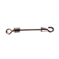 LAkutterfly Fishing Barrel Swivel Pin Connector Solid Rings Swivel Contector with Interlock Snap Fishing Tackle