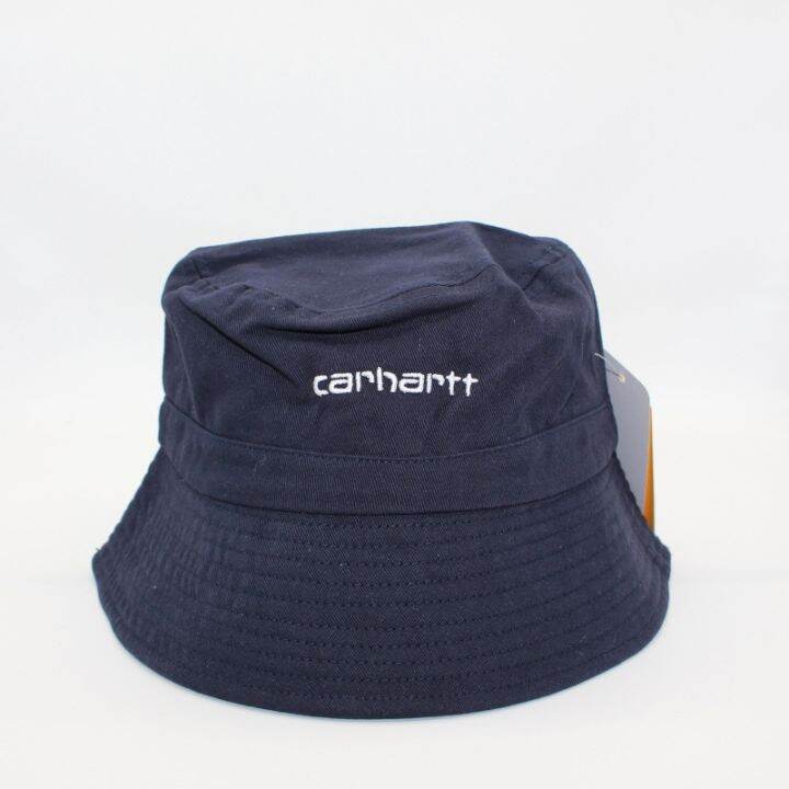 carhartt-carhart-หมวกชาวประมงฤดูร้อนของผู้ชายหมวกครีมกันแดดหมวกอาบน้ำเด็กขนาดใหญ่ปักหมวกกันแดดตัวอักษรในระดับสากล