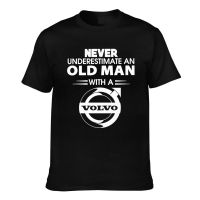 Custom Printing Never Understimate An Old Man With A Volvo Tshirts Mens Gifts