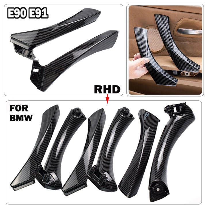 lhd-rhd-คุณภาพภายในคาร์บอนไฟเบอร์ชุดประตูดึง-handle-พร้อมฝาครอบสำหรับ-bmw-3-series-e90-e91-e92-316-318-320-325-328i