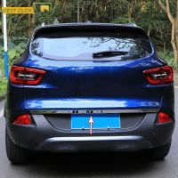 ☍✲♛ For Renault Kadjar 2016 2017 2018 2019 Rear Trunk Tailgate Cover Chrome Trim Door Cover Tail Gate Bumper Molding Garnish Styling