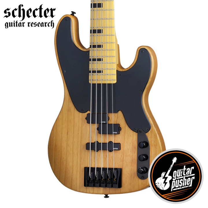 (Aged　Lazada　Session　Satin)　5-String　Model-T　Session-5　Natural　Bass　Electric　Series　Schecter　PH