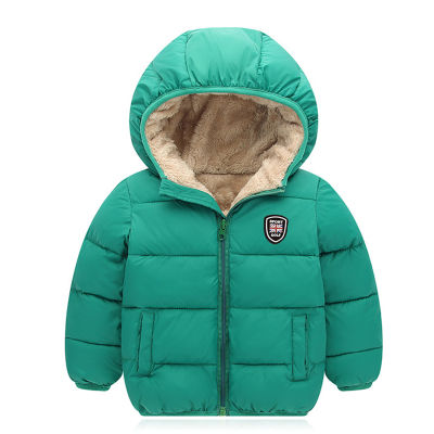 Winter Baby Kids Jacket Autumn Stylish Jacket For Boys Coats Plus Velvet Thick Girls Outerwear Children Clothes 1 2 3 4 5 6 Year
