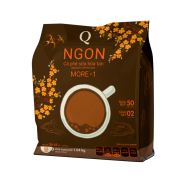 Cà phê sữa Ngon Trần Quang bịch lớn 1.04Kg 52 gói dài 20g instant Coffee