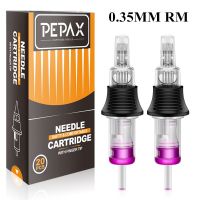 PEPAX 20pcs RM Tattoo Cartridge Needles Curved Magnum Sterilized Safety Tattoo Needles for Tattoo Pen Machines