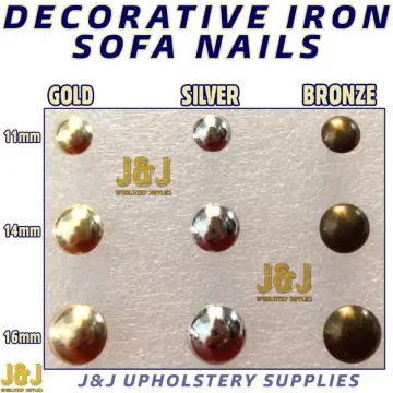 100pcs Bronze Nail Upholstery Decorative Tacks Nails Antique Jewelr Decor  Sofa Square Nails Urniture Hardware Accessories