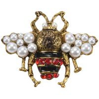 Vintage Simulated Pearl Bee Pin Brooch Antique Pin Women Brooch Pin Costume jewelry