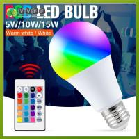 โคมไฟอัจฉริยะ Vff E27 5W 10W 15W RGBW สปอตไลท์หลากสี RGB หลอดไฟ Led ไฟเส้นประดับ