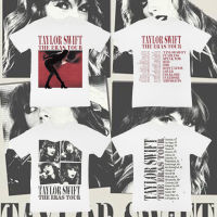 ? TAYLOR SWIFT THE ERAS TOUR เสื้อยืดผู้ชาย Unisex พิมพ์เสื้อยืดแขนสั้น