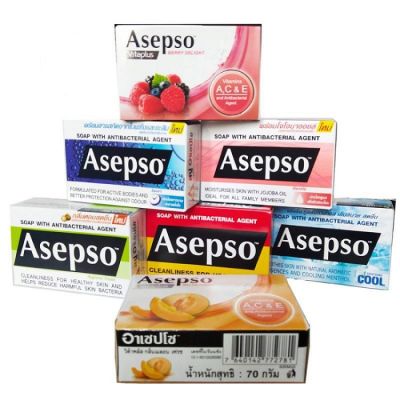 สบู่ อาเซปโซ วีต้าพลัส 70/80 กรัม Asepso Vitaplus 70/80 g.