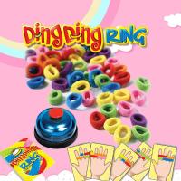 RING-A-Ding-Ding เด็กการ์ดเกมกระดานผู้ปกครองเด็กปริศนาการศึกษาครอบครัวเด็กสาวของขวัญของเล่นเกมกระดาน