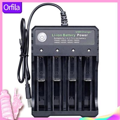 18650 Battery Charger 4-Bay Smart Charger with Automatic LED Display Li-ion Battery Charger