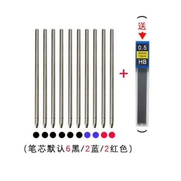 Metal Multicolor Pen 4 In 1 Gravity Sensor Ballpoint Pen 3 Colors Ball Pen  and 1 Mechanical Pencil Office School Stationery Gfit