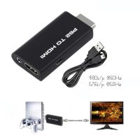 Portable for PS2 to HDMI Compatible 480i/480p/576i Audio Video Converter 3.5mm AUX Output Supports for All PS2 Display Modes