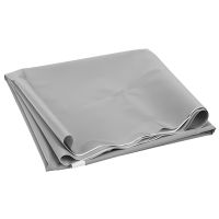 Silver Reflective Fabric Sew On Cloth Material Highlight Chemical Fiber 39.4inch