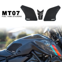 ถังน้ำมันเชื้อเพลิง Pad สำหรับ Yamaha MT 07 Mt07 MT-07 2021-รถจักรยานยนต์ถังแผ่นป้องกันสติ๊กเกอร์เข่าจับฉุด Pad