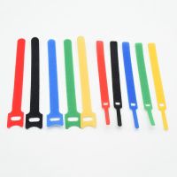20pcs Nylon Cable Ties Reusable Cord Organizer Keeper Holder Fastening  Straps for Earbud Headphones Phones Wire Wrap Managemen