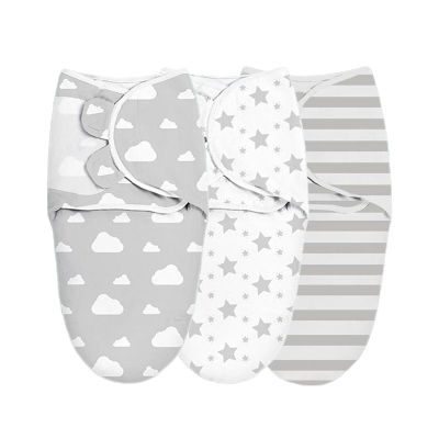 Swaddle Blanket Baby Girl Boy Easy Adjustable 3 Pack Infant Sleep Sack Wrap Newborn Babies Small (0-3 Month)
