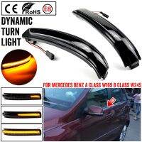 2Pcs Dynamic Blinkers LED Streamer Turn Signal Lamp Car Rear Mirror Indicator Light For Mercedes Benz A B Class W169 W245 08-12 Bulbs  LEDs HIDs