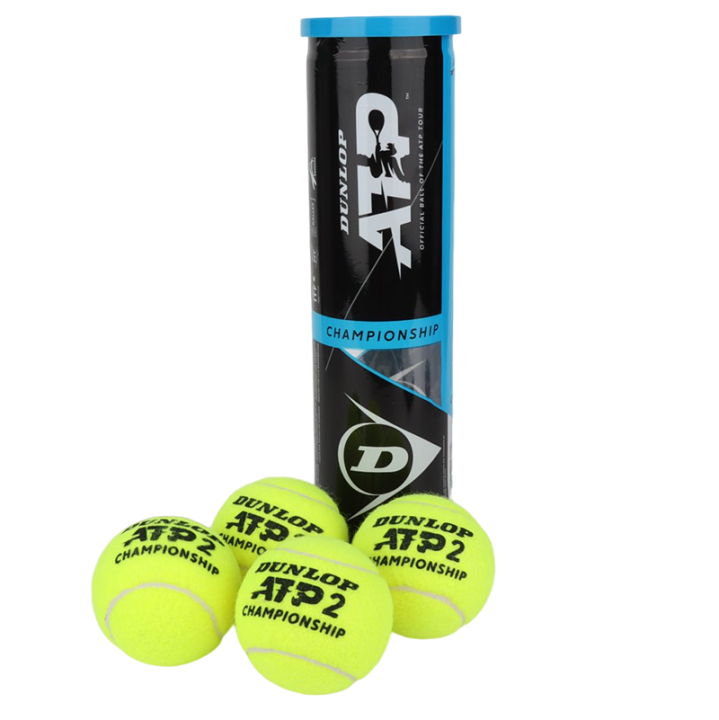 DUNLOP ATP Tennis Balls Tube (1 Can 4 Balls) Professional Competition