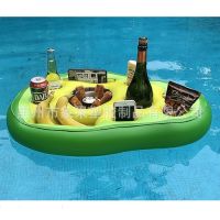 ∈ Factory direct sales inflatable avocado ice bar floating fruit tray beverage on