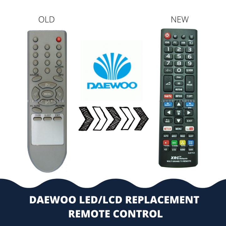 DAEWOO LCD/LED TV REMOTE CONTROL [REPLACEMENT] Lazada