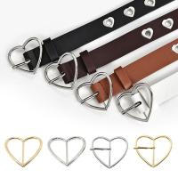 Fashion Love Belt Buckle For Women Zinc Alloy Heart-shaped Buckle With Belt Buckle Vintage Strap Female Punk Waistband Decor