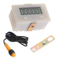 1Pcs 0-99999 LCD Digital Display Electronic Counter Ph Magnetic Induction Proximity Switch Reciprocating Rotary Counter