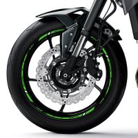 สติกเกอร์ล้อรถจักรยานยนต์เทปรูปลอกติดขอบ Essori สำหรับ Kawasaki Z750 Z800 Z650 H2r Z900 Z1000นินจา300 W800 Z400 Zx6r Versys