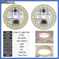 OWMXZL 1Pc ใหม่ ไดร์เวอร์สมาร์ทไอซี AC220V 2835 SMD จานไฟ ชิป LED หลอดไฟ ถั่ว