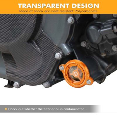 Transparent Oil Fuel Filter Cover For KTM 390 Adventure Adv 390 Duke 2020-2022 DUKE 125 200 250 390 RC 125 200 390 2017-2022