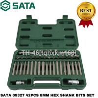 ☋♦❖ SATA 09327 42PCS 8MM HEX SHANK BITS SET / HEX SHANK BITS SET / RESISTORX / 12PT / HEXAGON / TORX / M SIZE / SOCKET / BIT