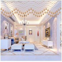 Web celebrity crystal bead curtain sitting room balcony partition corridor dining-room to feng shui hang shade from punching