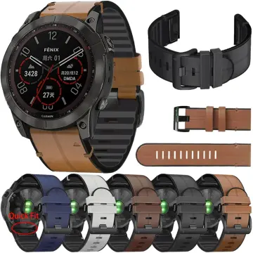 For Garmin Epix Pro(Gen 2) 47mm 51mm Silicone/Leather Watch Band Strap  Bracelet