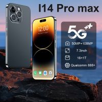 New I14 Pro Max Smartphone 5G Unlocked Dual SIM 7.3 Inch CellPhones 6000mAh Celulares 16GB Ram 1TB Global Version Mobile Phones